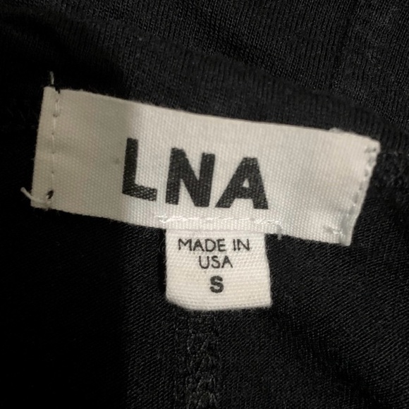 LNA Black Tank Top for Women - Picture 3 of 4